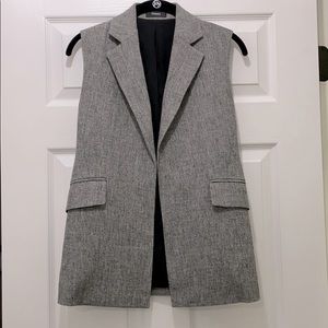 Theory Linen Open Vest